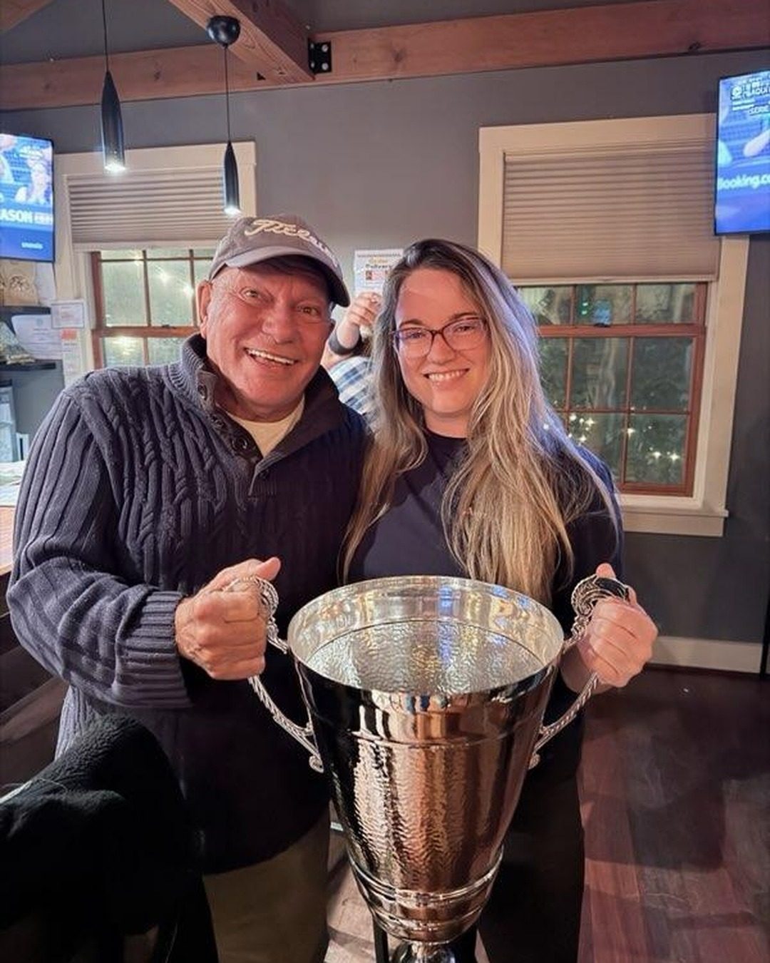 Back-to-back. These Oranges Are Orange took the trophy again tonight at Aurora Brewing Co ROC 🍊🏆

That's two Mondays in a row. At this point the cup should just stay at their table. Who's stepping up to dethrone them next week?

Thanks to everyone who came out and played with host Larry. Mondays, 7pm, Aurora Brewing Co ROC in Victor.

#FLXTrivia #AuroraBrewing #VictorNY #RochesterNY #TriviaNight #MondayTrivia #PubTrivia #FingerLakes